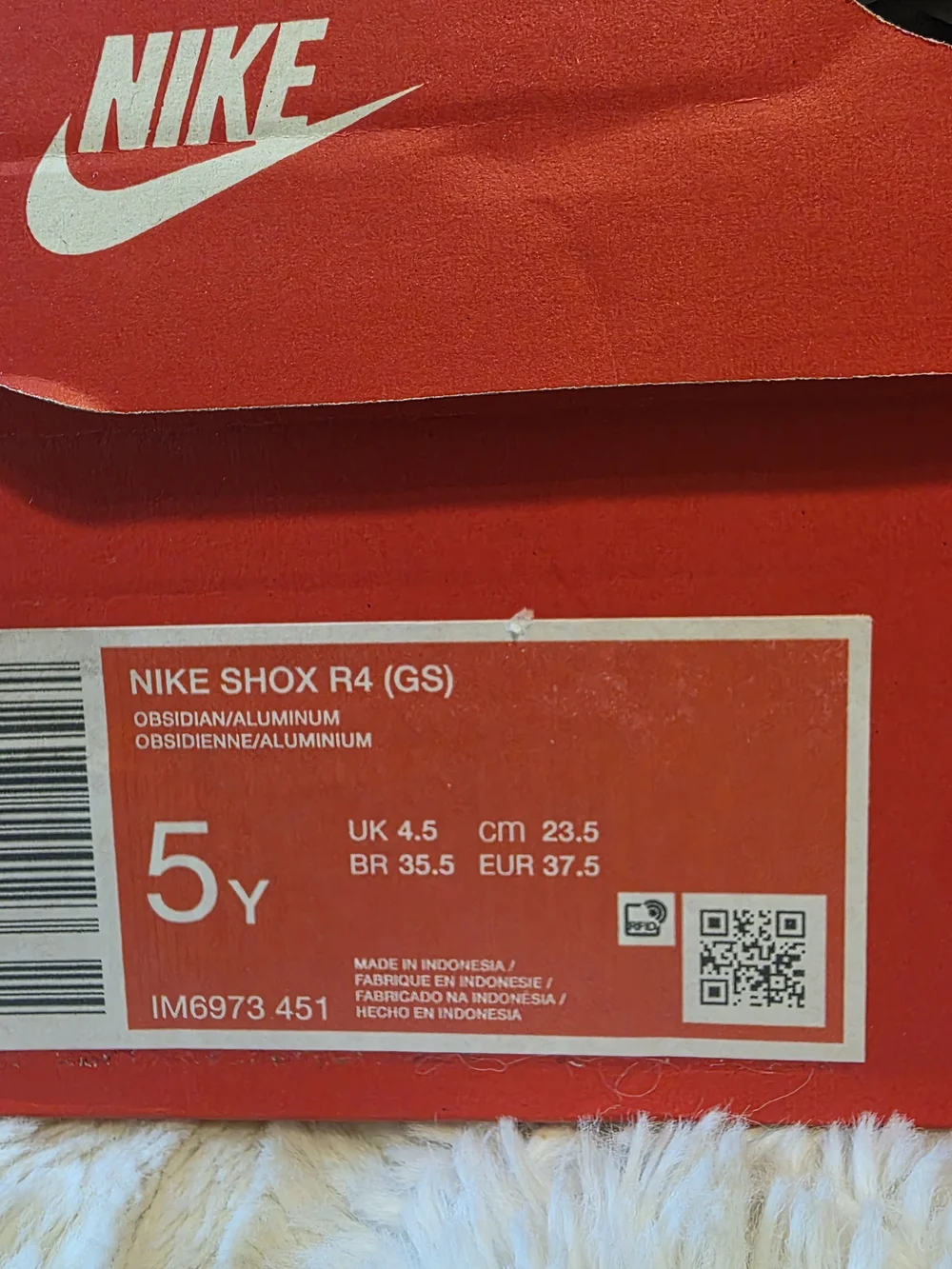 Nike Shox Running Sneakers in Black and Gray